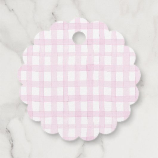 Preppy Bow Gepersonaliseerde Labels (Achterkant)