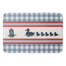 Preppy Boys Eend & Gingham- Navy Rood Rook Blauw