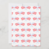 Preppy Boys Red White en twee patriottische verjaa Kaart (Achterkant)