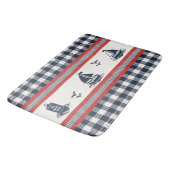 Preppy Boys Zeilboot & Gingham - Schuurrood & Mari Badmat (Gekanteld)