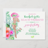 Preppy Bride vrijgezellenfeest weekend Kaart (Voorkant)