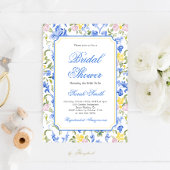 Preppy Bruids Douche Uitnodiging
