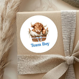 Preppy Bull of Heifer Team Boy Sticker