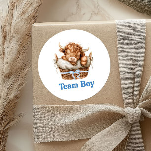 Preppy Bull of Heifer Team Boy Sticker