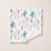 Preppy Cacti handdoekset Bad Handdoek (Wasdoekje)