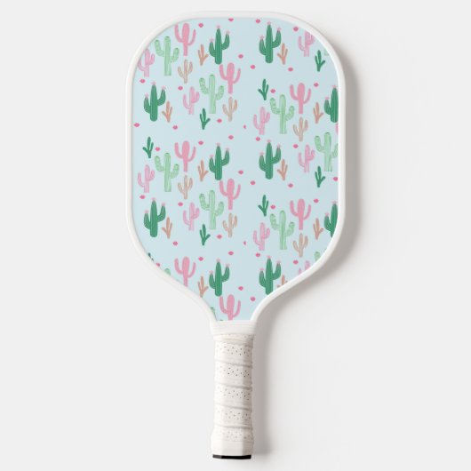 Preppy Cacti Pickleball Paddle (Achterkant)