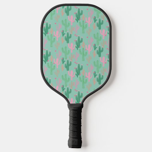 Preppy Cacti Pickleball Paddle (Achterkant)