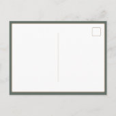 Preppy Camouflage Wilde Eend Monogram Briefkaart (Achterkant)
