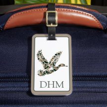 Preppy Camouflage Wilde Eenden Monogram