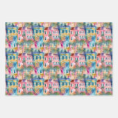 Preppy Charleston Huizen Inpakpapier Vel (Voorkant 2)