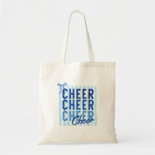 Preppy Cheer Blauwe Cheerleader Team Squad Kindere Tote Bag