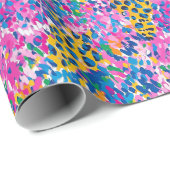 Preppy Cheetah Wrapping Paper Cadeaupapier (Rol Hoek)