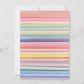 Preppy Chenille Patch Letter Stickers Verjaardag Kaart (Achterkant)