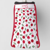 Preppy Cherry Fruit Patroon Golfheadcover (Draai 90)