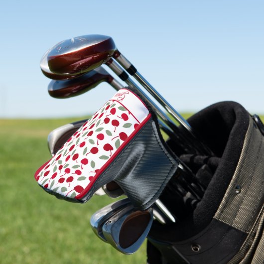 Preppy Cherry Fruit Patroon Golfheadcover (Insitu)