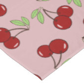 Preppy Cherry schaakbordpatroon Tafelkleed (Gekanteld)
