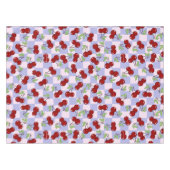 Preppy Cherry schaakbordpatroon Tafelkleed (Voorkant (Horizontaal))