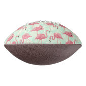 Preppy Chic Elegant Pink Flamingo Pattern American Football (Gedraaid 270)