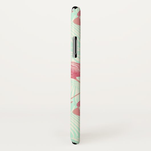Preppy Chic Elegant Pink Flamingo Pattern Case-Mate iPhone Case (Achterkant / rechts)
