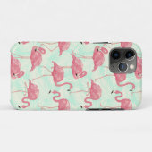 Preppy Chic Elegant Pink Flamingo Pattern Case-Mate iPhone Case (Achterkant (horizontaal))
