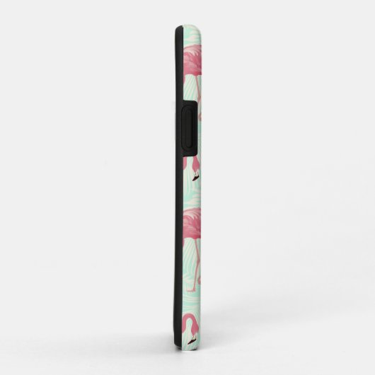 Preppy Chic Elegant Pink Flamingo Pattern Case-Mate iPhone Case (Achterkant/rechts)