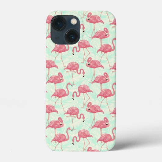 Preppy Chic Elegant Pink Flamingo Pattern Case-Mate iPhone Case (Achterkant)