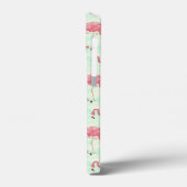 Preppy Chic Elegant Pink Flamingo Pattern Case-Mate iPhone Case (Achterkant / Links)