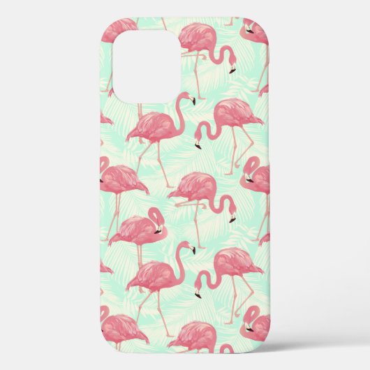 Preppy Chic Elegant Pink Flamingo Pattern Case-Mate iPhone Case (Achterkant)