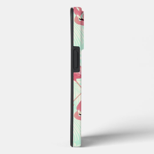 Preppy Chic Elegant Pink Flamingo Pattern Case-Mate iPhone Case (Achterkant / Rechts)