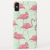 Preppy Chic Elegant Pink Flamingo Pattern Case-Mate iPhone Case (Achterkant)