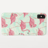 Preppy Chic Elegant Pink Flamingo Pattern Case-Mate iPhone Case (Achterkant (horizontaal))