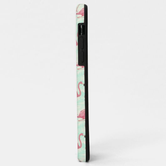 Preppy Chic Elegant Pink Flamingo Pattern Case-Mate iPhone Case (Achterkant/links)