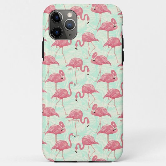 Preppy Chic Elegant Pink Flamingo Pattern Case-Mate iPhone Case (Achterkant)