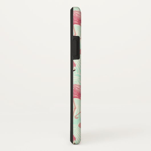Preppy Chic Elegant Pink Flamingo Pattern Case-Mate iPhone Case (Achterkant/rechts)