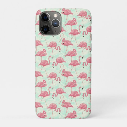 Preppy Chic Elegant Pink Flamingo Pattern Case-Mate iPhone Case (Achterkant)