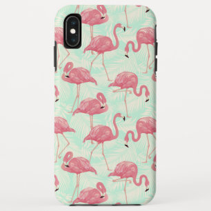 Preppy Chic Elegant Pink Flamingo Pattern Case-Mate iPhone Case