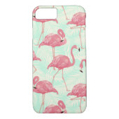 Preppy Chic Elegant Pink Flamingo Pattern Case-Mate iPhone Case (Achterkant)