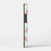 Preppy Chic Elegant Pink Flamingo Pattern Case-Mate iPhone Case (Achterkant / Rechts)