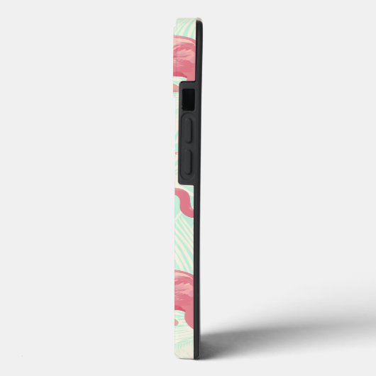 Preppy Chic Elegant Pink Flamingo Pattern Case-Mate iPhone Case (Achterkant / Links)