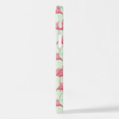 Preppy Chic Elegant Pink Flamingo Pattern iPhone Hoesje (Linkerkant)