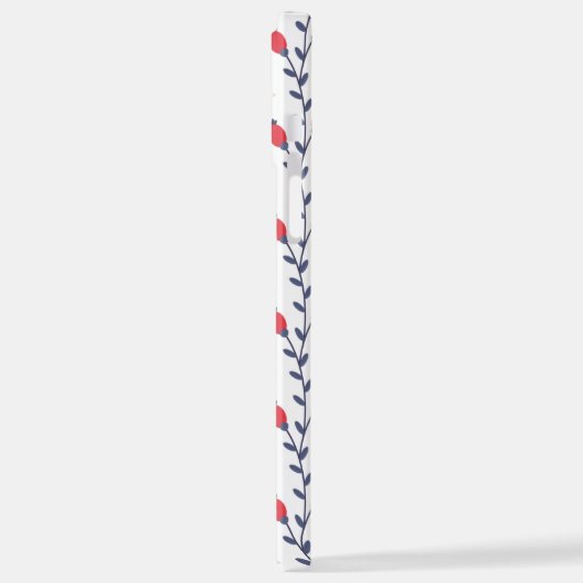 Preppy Chic Elegant Trendy Pattern iPhone Hoesje (Linkerkant)