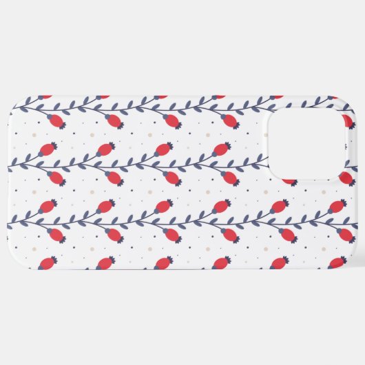 Preppy Chic Elegant Trendy Pattern iPhone Hoesje (Achterkant horizontaal)