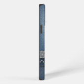 Preppy Chic Stijlvolle Denim iPhone Hoesje (Rechterkant)