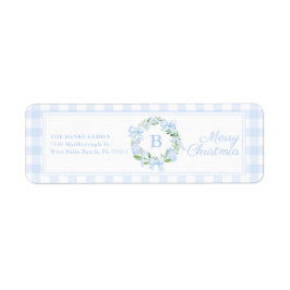 Preppy Chinoiserie Ginger Jar Bows krans Etiket