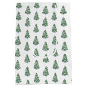 Preppy Chinoiserie - kerstboom Prettige feestdagen Medium Cadeauzakje (Achterkant)