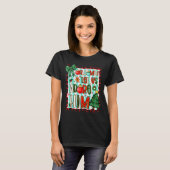 Preppy Christian Oh Come Let Us Adore Him Christma T-shirt (Voorkant volledig)