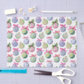 Preppy Christmas Baubles Ornamenten Tissuepapier (Craft)