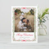 Preppy Christmas Card  Kaart (Staand voorkant)