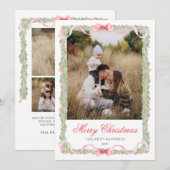 Preppy Christmas Card  Kaart (Voorkant / Achterkant)