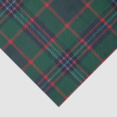 Preppy Christmas Dark Green Plaid II Tissuepapier (Detail)
